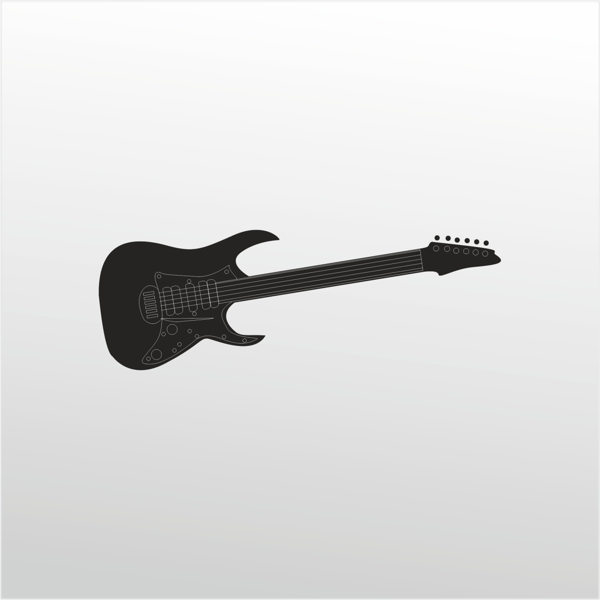 Folyo Sticker Elektro Gitar 30cm Uzunluk - Image 1