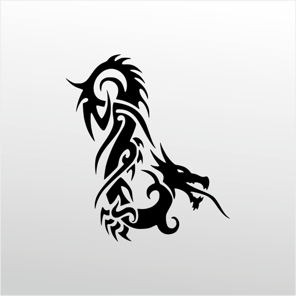 Folyo Sticker Ejderha 20cm uzunluk - Image 1