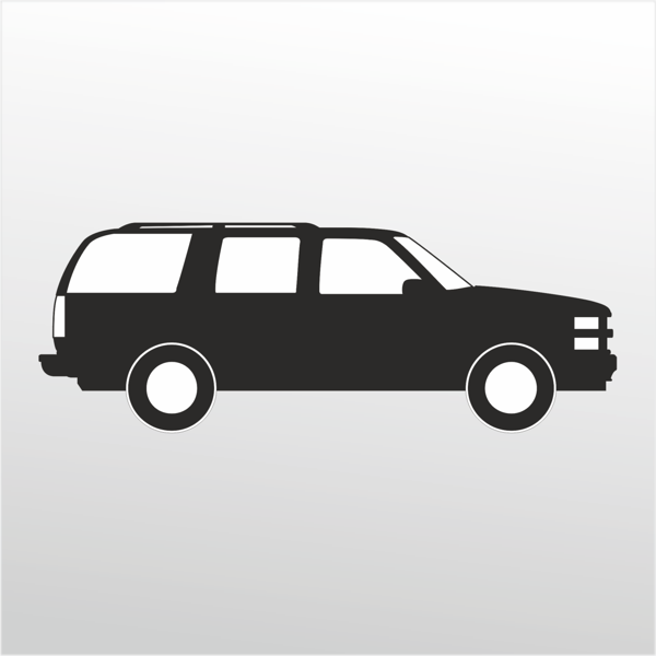 Folyo Sticker Jeep 40cm Uzunluk - Image 1
