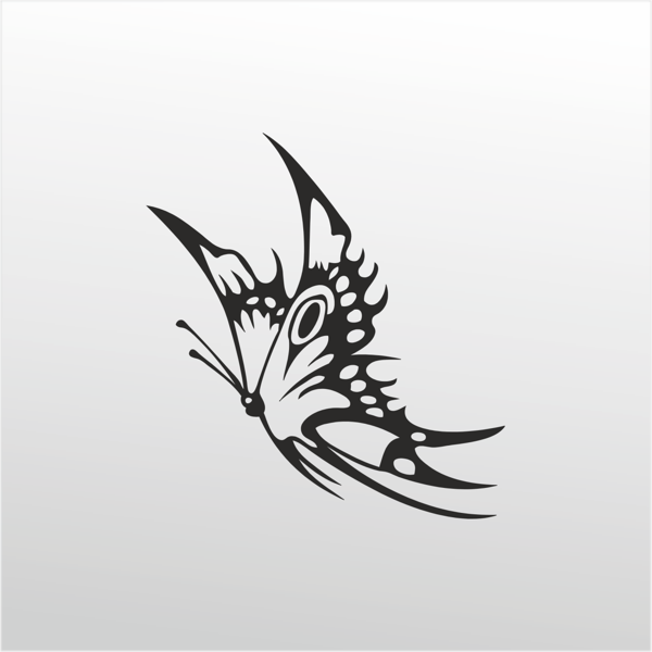 Folyo Sticker Kelebek 130cm Uzunluk - Image 1