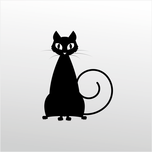Folyo Sticker Kedi 30cm Uzunluk - Image 1