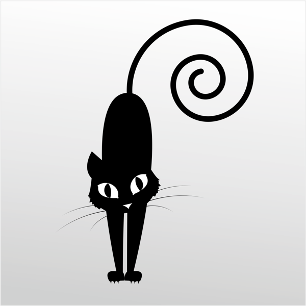 Folyo Sticker Kedi 30cm Uzunluk - Image 1