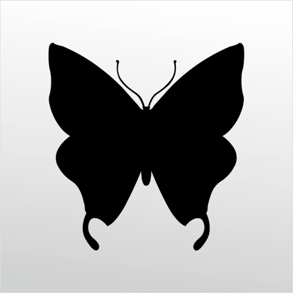 Folyo Sticker Kelebek 20cm uzunluk - Image 1