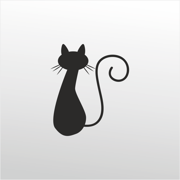 Folyo Sticker Kedi 40cm Uzunluk - Image 1