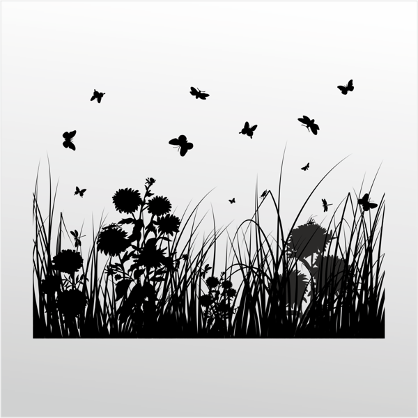 Folyo Sticker Kelebek 70cm Uzunluk - Image 1