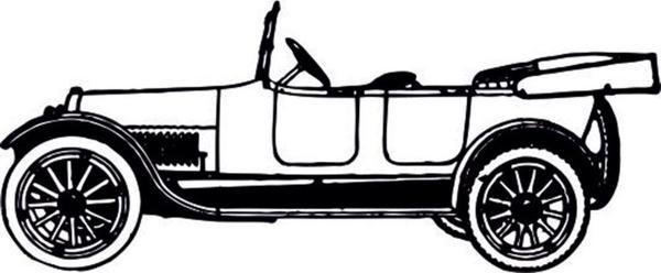 Folyo Sticker Klasik Araba 160cm Uzunluk - Image 1