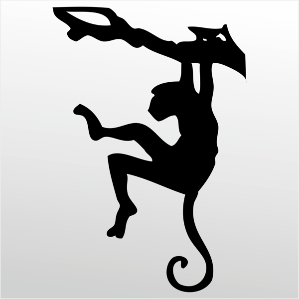 Folyo Sticker Maymun 160cm Uzunluk - Image 1