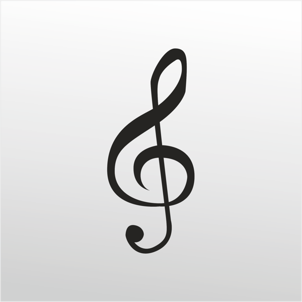 Folyo Sticker Sol Notası 160cm Uzunluk - Image 1