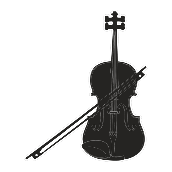 KEMAN FOLYO STİCKER 60cm Uzunluk - Image 1