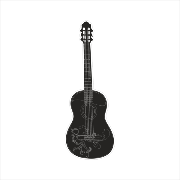 GİTAR FOLYO STİCKER 70cm Uzunluk - Image 1