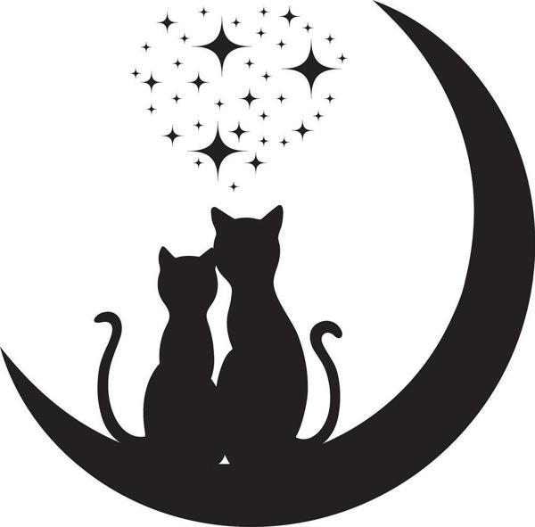 KEDİ FOLYO STİCKER 40cm Uzunluk - Image 1