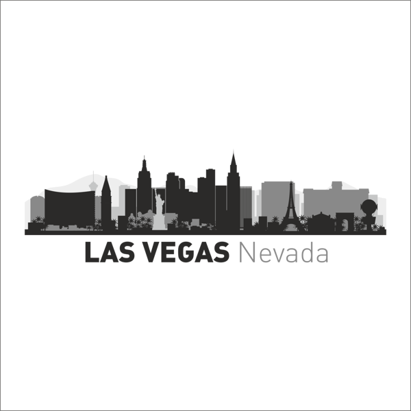 LAS VEGAS NEVADA FOLYO STİCKER 80 50cm Uzunluk - Image 1