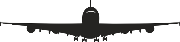 UÇAK FOLYO STİCKER 20cm uzunluk - Image 1