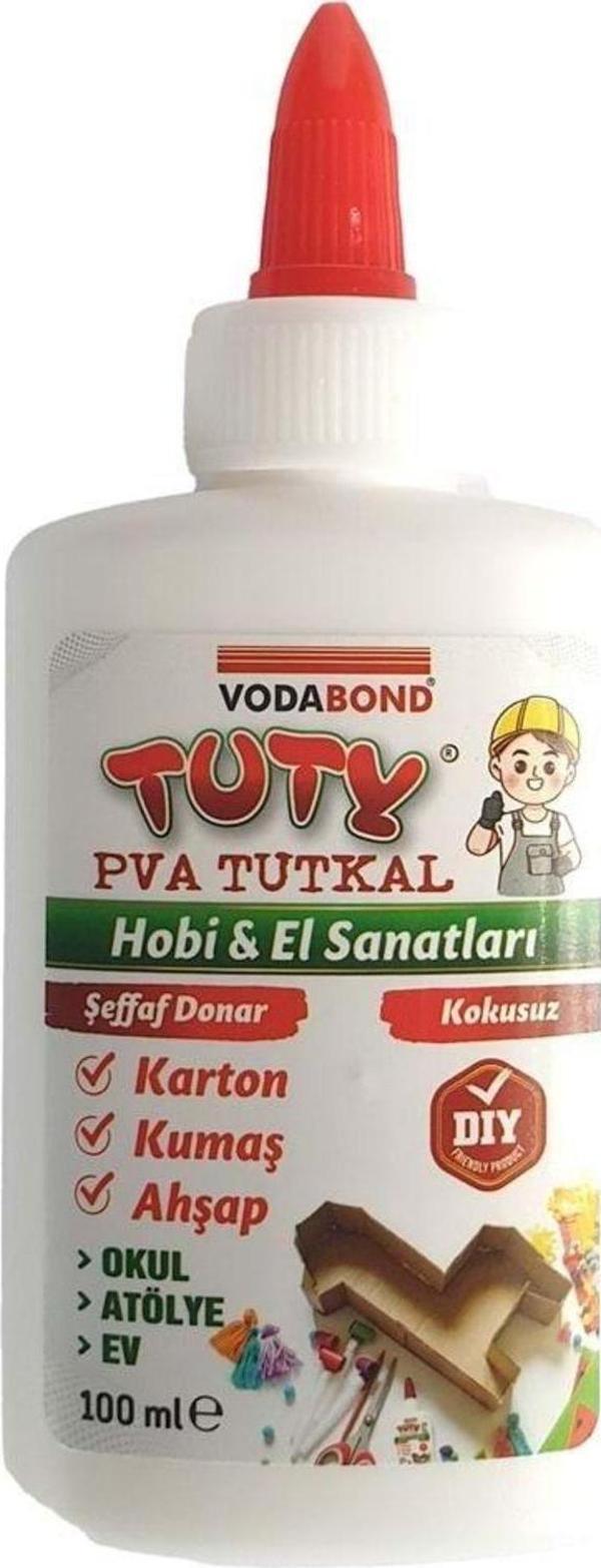 Vodabond Tuty Karton Kumaş Ahşap El Sanatları Tutkalı - Kokusuz 100 Ml - Image 1