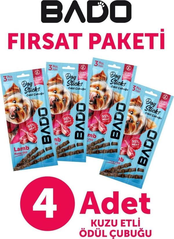 Bado Köpek Ödül Çubuğu Kuzu Etli 3X5gr 4Lü - Image 1