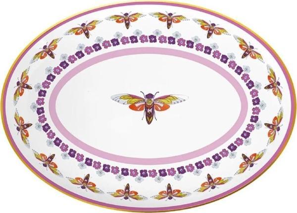 Baci Milano Amazzonıa Oval Tabak 26 cm Porselen - Image 1