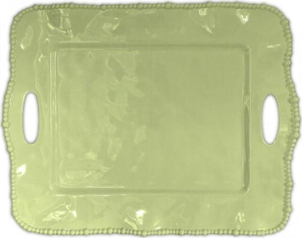 Baci Milano Jk&K Melamin Dikdörtgen Tepsi 50x40 cm - Yeşil - Image 1