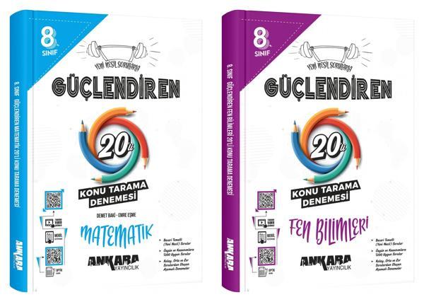 Ankara 2025 8. Sınıf Lgs Matematik + Fen Bilimleri Konu Tarama Denemesi Seti 2 Kitap - Image 1