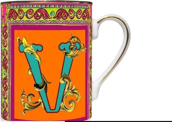 Baci Milano Ortıgıa V Harfli Mug - Image 1