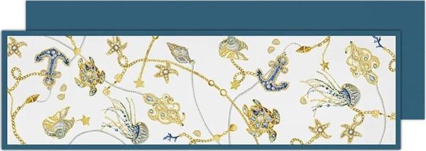 Baci Milano Portofıno Runner Mavi 48x150 cm - Image 1
