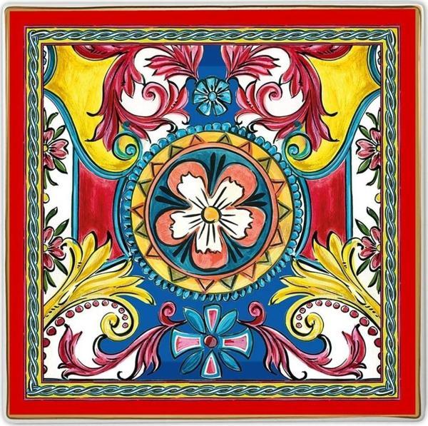Baci Milano Sole mio Düz Tabak Porselen 15x15 cm - Image 1