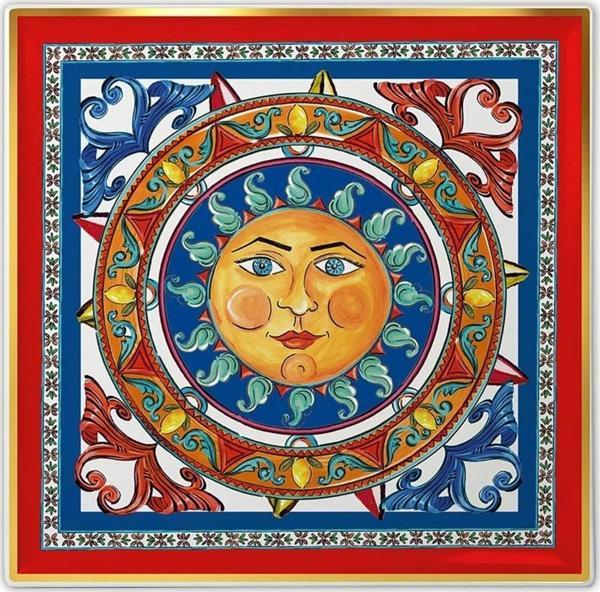 Baci Milano Sole mio Kare Tepsi Porselen 11x11 cm - Image 1