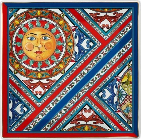 Baci Milano Sole mio Maxı Tepsi Porselen 27x27 cm - Image 1