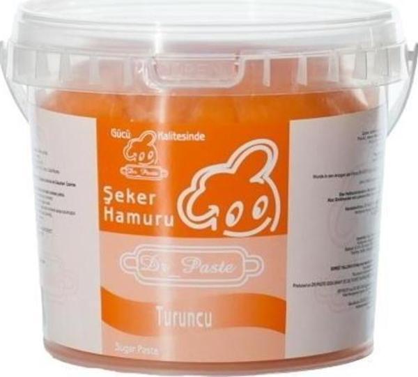 Dr Paste Şeker Hamuru  500 gr - Turuncu - Image 1