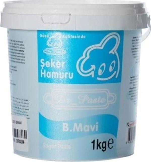 Dr Paste Şeker Hamuru 1 Kg - Bebe Mavi - Image 1
