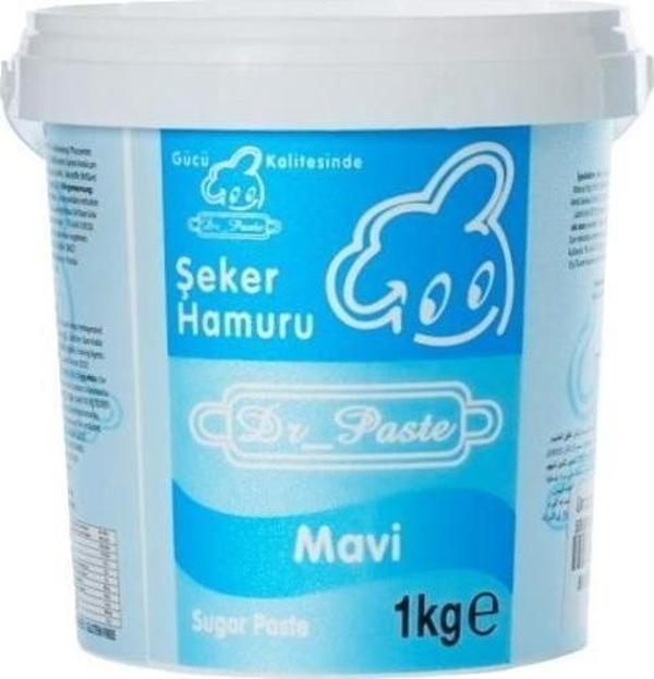 Dr Paste Şeker Hamuru 1 Kg - Mavi - Image 1