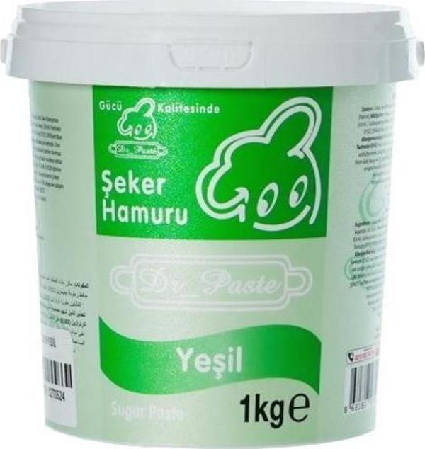 Dr Paste Şeker Hamuru 1 Kg - Yeşil - Image 1