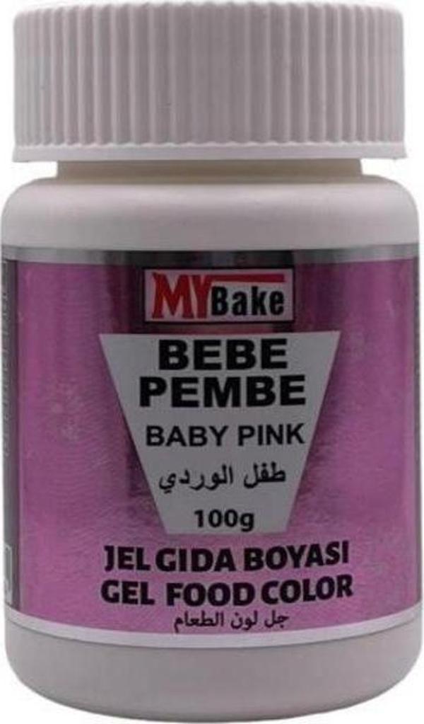 MY BAKE JEL GIDA BOYASI BEBEK PEMBE 100 GR - Image 1