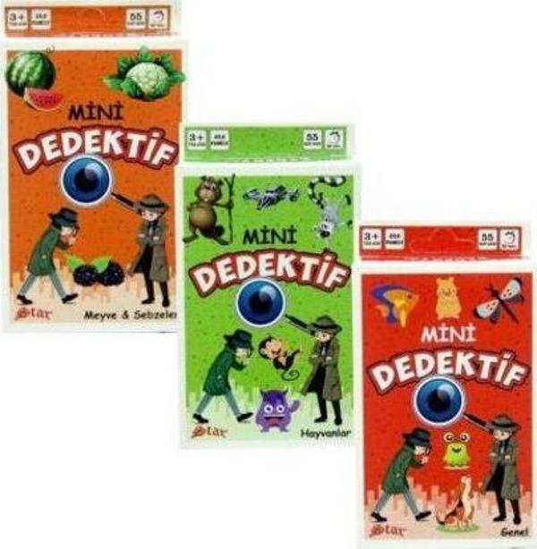 Star Mini Dedektif Oyun Kartları Dedektif Kartları - Image 1