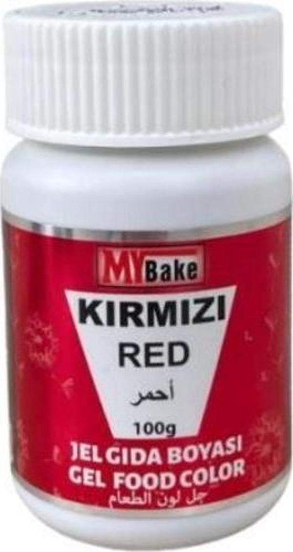 MY BAKE JEL GIDA BOYASI KIRMIZI 100 GR - Image 1