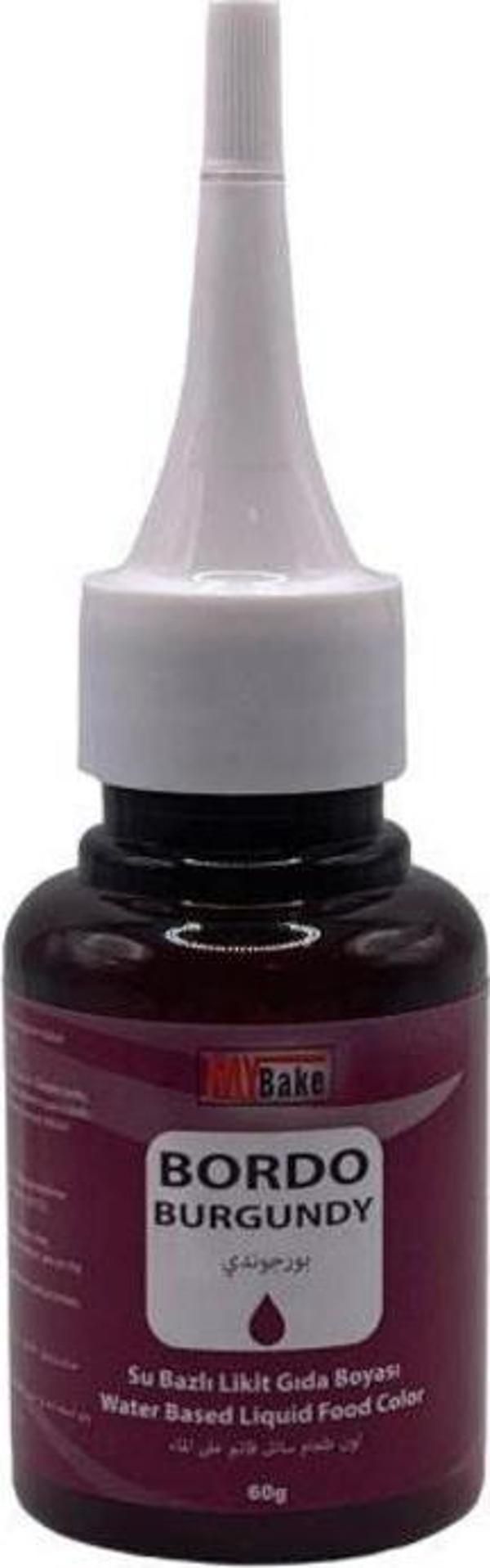 SU BAZLI LİKİT GIDA BOYASI BORDO - Image 1