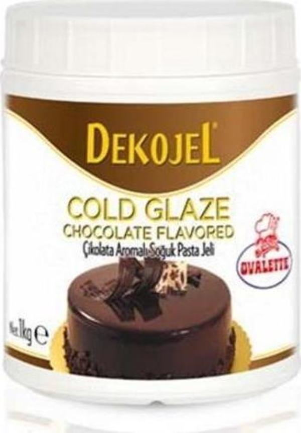 Ovalette Çikolata Aromalı Soğuk Pasta Jeli 1 kg (Pastaland) - Image 1