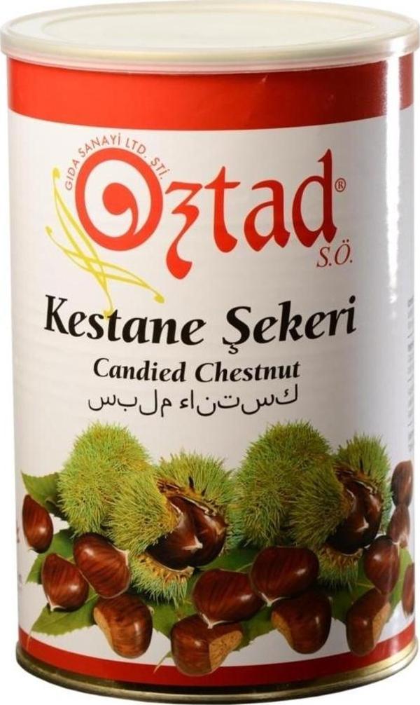 Öztad Bütün Kestane Şekeri (Duble) 5/1 Teneke - Image 1