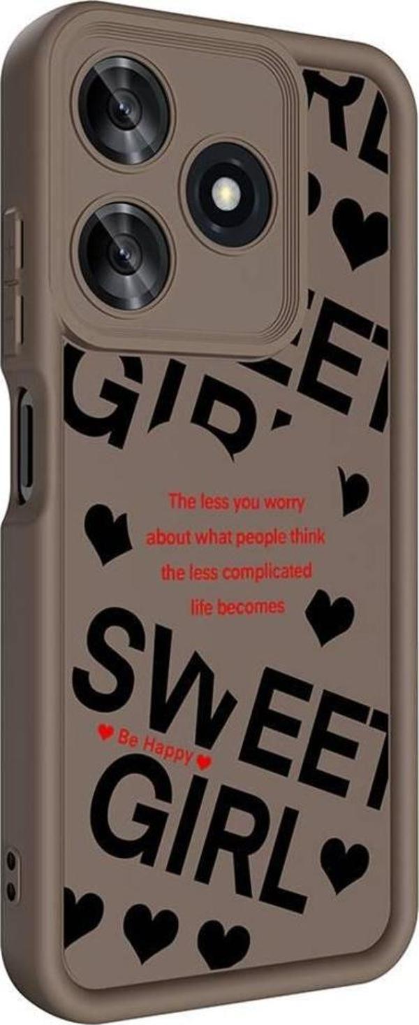 Tecno Spark 10 4G Kılıf Kamera Korumalı Baskılı Arka Yüzey Klas Kapak - Image 1