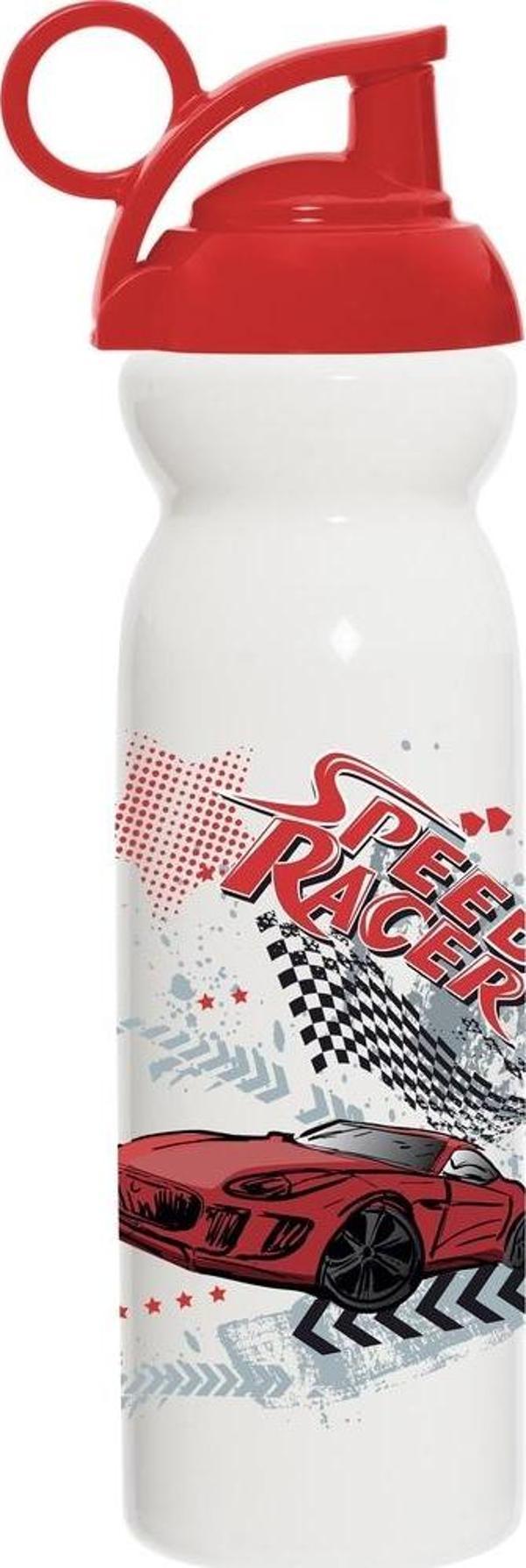 Herevin Matara Desenli Pp Speed Racer 680 ML Araba Desenli Matara Suluk - Image 1