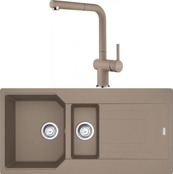 Franke Urban UBG 651-100 Oyster Granit Eviye-Active Plus Doccia 2.0 Batarya Seti - Image 1