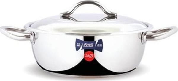 FMS Çelik 24 No 2,8 Lt Lüks Basık Tencere - Image 1