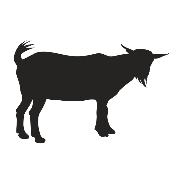 KEÇİ  FOLYO STİCKER 60cm Uzunluk - Image 1