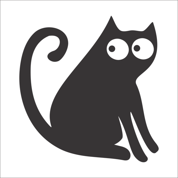 KEDİ FOLYO STİCKER 130cm Uzunluk - Image 1