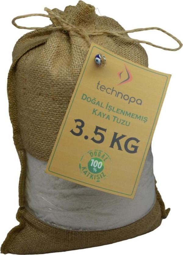 Technopa Doğal İşlenmemiş Tane Kristal Kaya Tuzu 3,5kg - Image 1