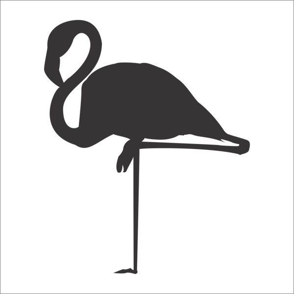 FİLAMİNGO FOLYO STİCKER 60cm Uzunluk - Image 1