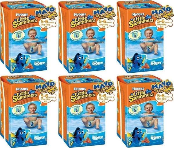 Huggies Little Swimmers Mayo Bez 5 - 6 Beden 66 Adet - Image 1