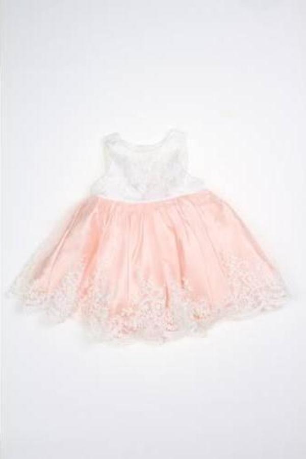 Kız Bebek Mevlüt Elbisesi Gelinlik Fransız Dantelli Abiye 10051 - Image 1