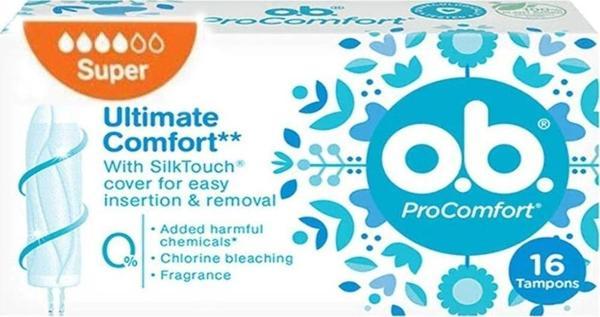 O.B. O.B. Pro Comfort Süper Tampon 16 Adet - Image 1