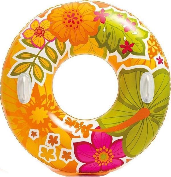 İntex Fabbatoys Tutmaçlı Desenli Simit 97 cm - Image 1