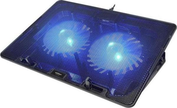 Addison WAFT AD-S1 Waft Mavi Led Işıklı Çift Fanlı Çift Usbli Notebook Soğutucu Stand - Image 1